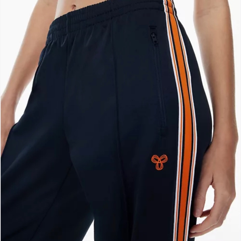 ISO Derby Pants in Navy/Orange